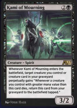 Kami of Mourning - Alchemy Kamigawa Spoiler