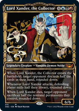 Lord Xander, the Collector (Variant) - Streets of New Capenna Spoiler