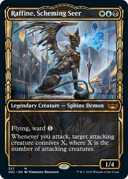 Raffine, Scheming Seer (Variant) - Streets of New Capenna Spoiler