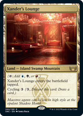 Xander's Lounge - Streets of New Capenna Spoiler