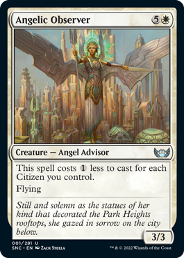 Angelic Observer - Streets of New Capenna Spoiler