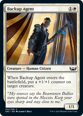 Backup Agent - Streets of New Capenna Spoiler