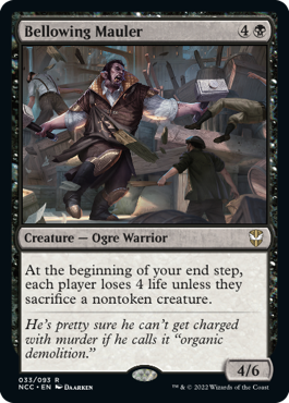 Bellowing Mauler - Streets of New Capenna Commander Spoiler