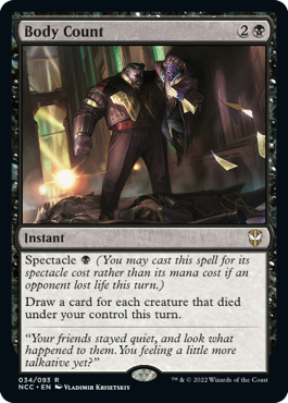 Body Count - Streets of New Capenna Commander Spoiler