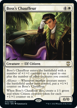 Boss’s Chauffeur - Streets of New Capenna Commander Spoiler