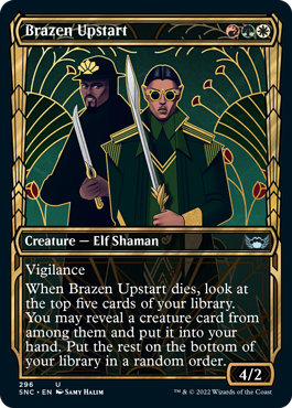 Brazen Upstart (Variant) - Streets of New Capenna Spoiler