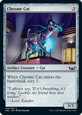 Chrome Cat - Streets of New Capenna Spoiler