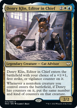 Denry Klin, Editor in Chief - Streets of New Capenna Commander Spoiler