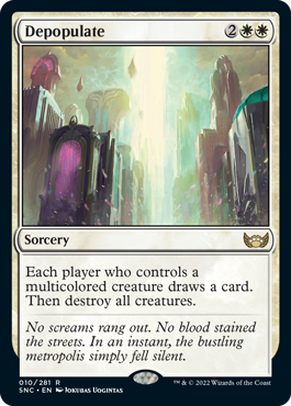 Depopulate - Streets of New Capenna Commander Spoiler