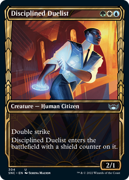 Disciplined Duelist (Variant) - Streets of New Capenna Spoiler