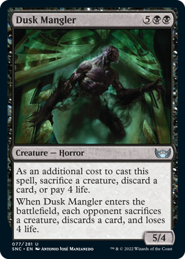 Dusk Mangler - Streets of New Capenna Spoiler