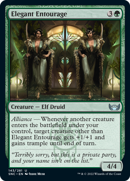 Elegant Entourage - Streets of New Capenna Spoiler