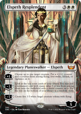 Elspeth Resplendent (Variant) - Streets of New Capenna Spoiler