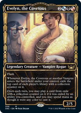 Evelyn, the Covetous (Variant) - Streets of New Capenna Spoiler