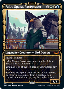 Falco Spara, Pactweaver (Variant) - Streets of New Capenna Spoiler