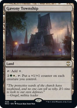 Gavony Township - Streets of New Capenna Commander Spoiler