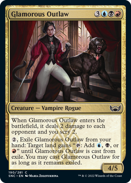 Glamorous Outlaw - Streets of New Capenna Spoiler