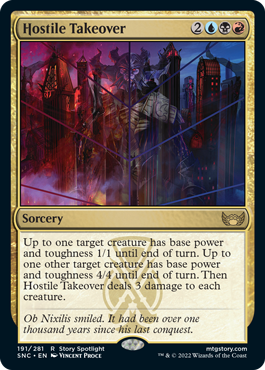 Hostile Takeover - Streets of New Capenna Spoiler
