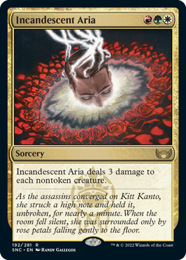 Incandescent Aria - Streets of New Capenna Spoiler