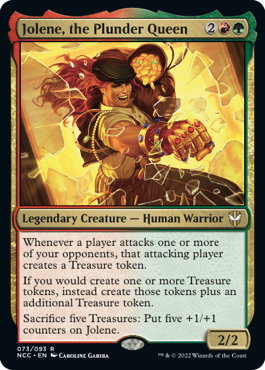 Jolene, the Plunder Queen - Streets of New Capenna Commander Spoiler