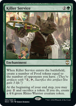 Killer Service - Streets of New Capenna Commander Spoiler