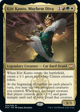 Kitt Kanto, Mayhem Diva - Streets of New Capenna Commander Spoiler