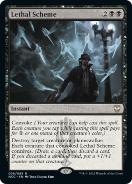 Lethal Scheme - Streets of New Capenna Commander Spoiler