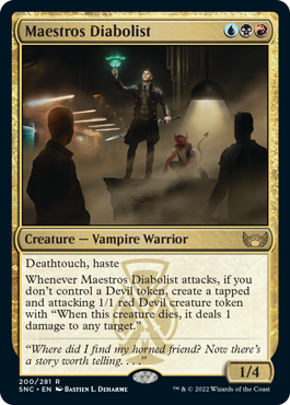 Maestros Diabolist - Streets of New Capenna Spoiler