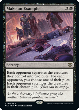 Make an Example - Streets of New Capenna Commander Spoiler