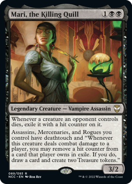 Mari, the Killing Quill - Streets of New Capenna Commander Spoiler