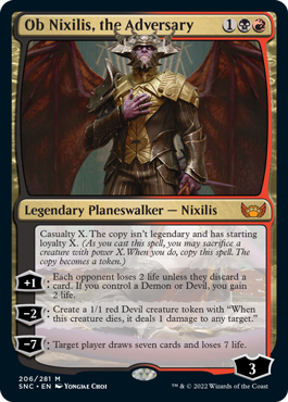 Ob Nixilis, the Adversary - Streets of New Capenna Spoiler