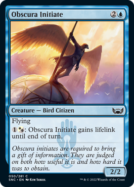 Obscura Initiate - Streets of New Capenna Spoiler