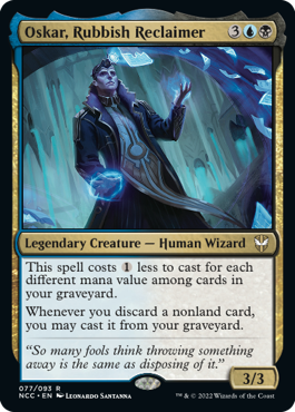 Oskar, Rubbish Reclaimer - Streets of New Capenna Commander Spoiler