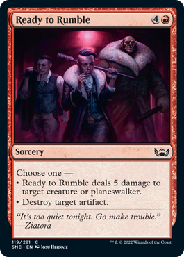 Ready to Rumble - Streets of New Capenna Spoiler
