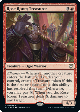 Rose Room Treasurer - Streets of New Capenna Commander Spoiler