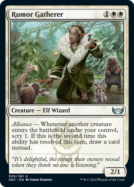 Rumor Gatherer - Streets of New Capenna Spoiler