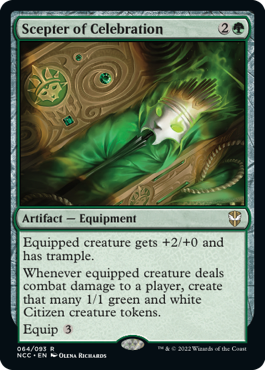 Scepter of Celebration - Streets of New Capenna Commander Spoiler