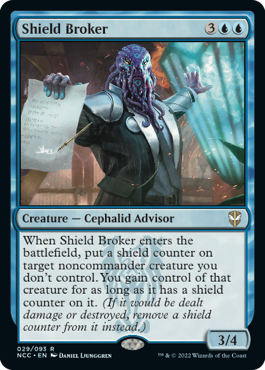 Shield Broker - Streets of New Capenna Commander Spoiler