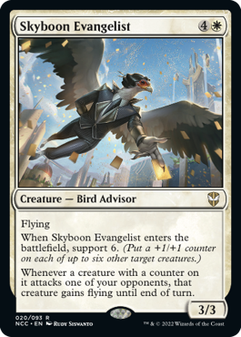 Skyboon Evangelist - Streets of New Capenna Commander Spoiler