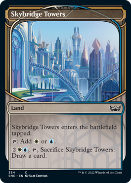 Skybridge Towers (Variant) - Streets of New Capenna Spoiler