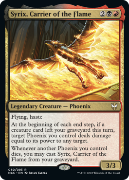 Syrix, Carrier of the Flame - Streets of New Capenna Commander Spoiler