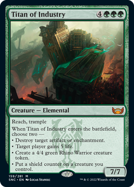 Titan of Industry - Streets of New Capenna Spoiler