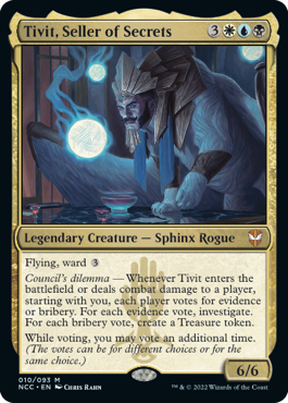 Tivit, Seller of Secrets - Streets of New Capenna Commander Spoiler