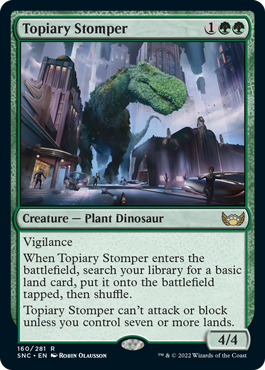 Topiary Stomper - Streets of New Capenna Spoiler