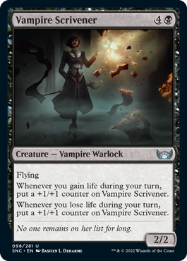 Vampire Scrivener - Streets of New Capenna Spoiler