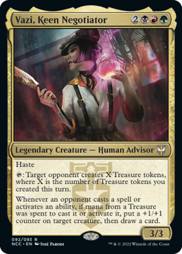 Vazi, Keen Negotiator - Streets of New Capenna Commander Spoiler