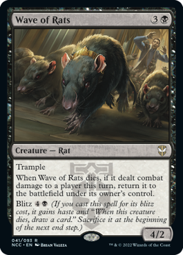 Wave of Rats - Streets of New Capenna Commander Spoiler