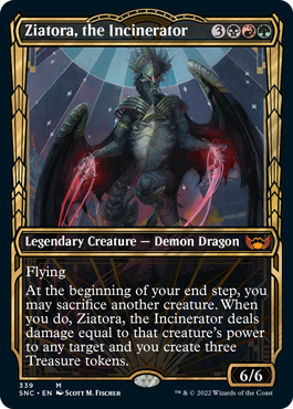 Ziatora, the Incinerator (Variant) - Streets of New Capenna Spoiler