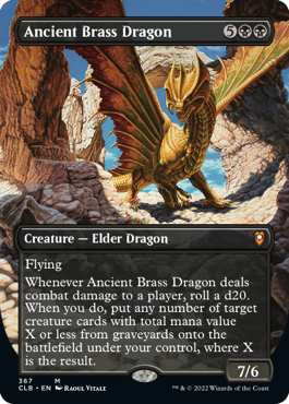 Ancient Brass Dragon (Variant) - Battle for Baldur's Gate Spoiler