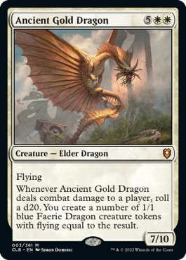 Ancient Gold Dragon - Battle for Baldur's Gate Spoiler